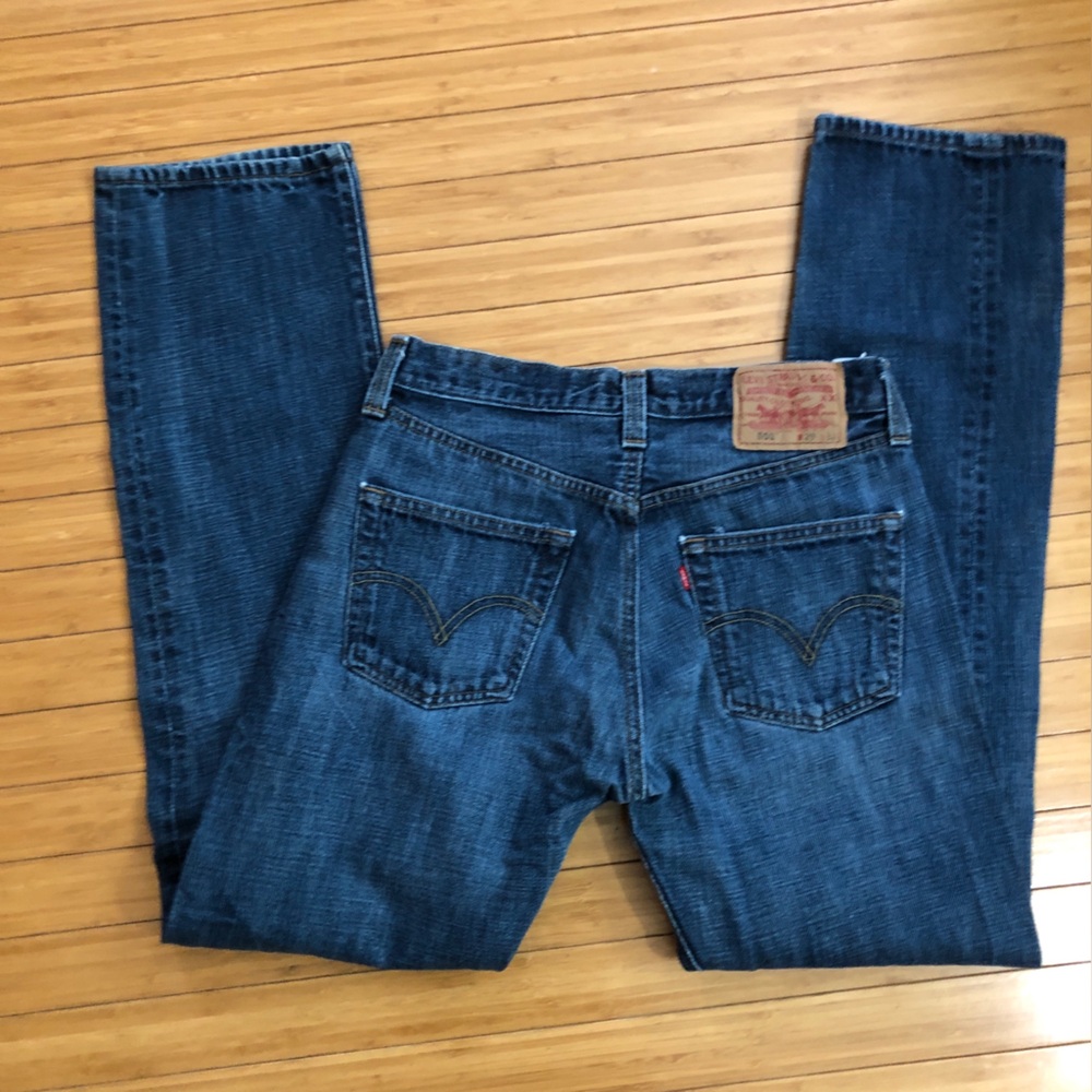 Levi's 501 Men's Jeans Classic Blue Denim